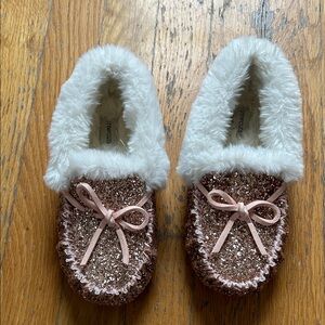 J Crew Glitter Slippers